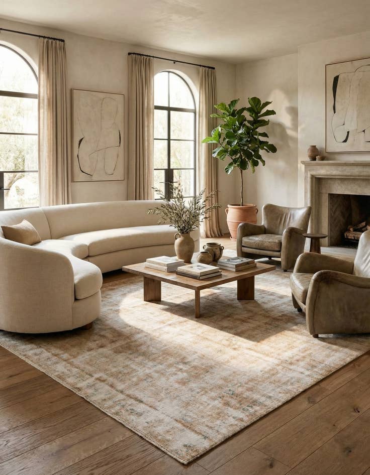 Detail image of  8' 3 x 10' 6  Hand Knotted Ultra Vintage Persian Wool Rug