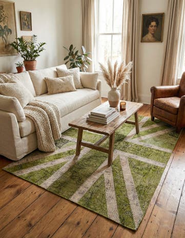 4' x 5' 10 Hand Knotted Ultra Vintage Persian Wool Rug