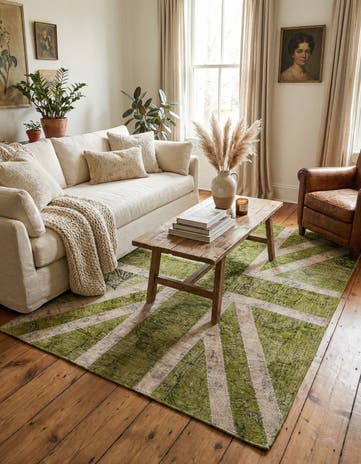 4' x 5' 10 Hand Knotted Ultra Vintage Persian Wool Rug