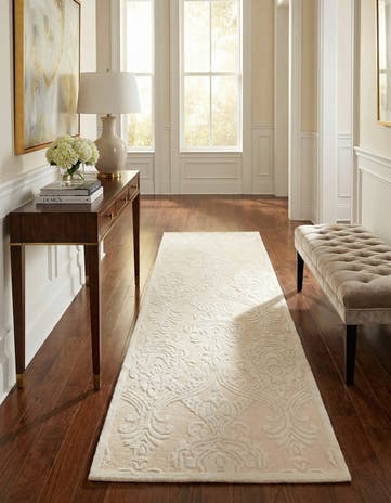 2' 10 x 9' 11 Hand Knotted Darya Wool Runner Rug