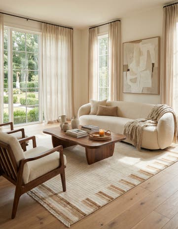 8' 1 x 11' 6 Hand Knotted Darya Wool Rug