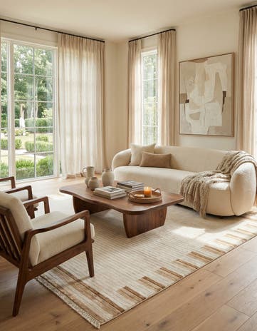 8' 1 x 11' 6 Hand Knotted Darya Wool Rug