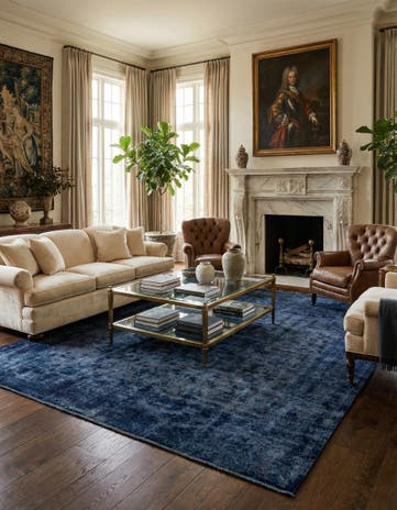 9' 8 x 12' 8 Vintage Royal Wool Rug