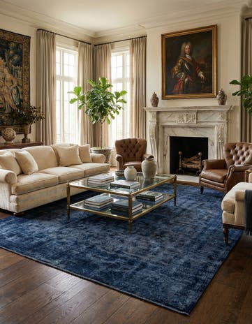 9' 8 x 12' 8 Vintage Royal Wool Rug
