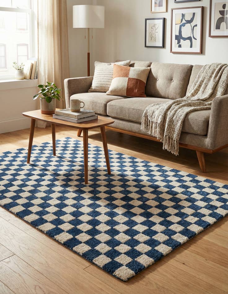 Detail image of 3' 1 x 5' 1 Hand Tufted Wool Rug