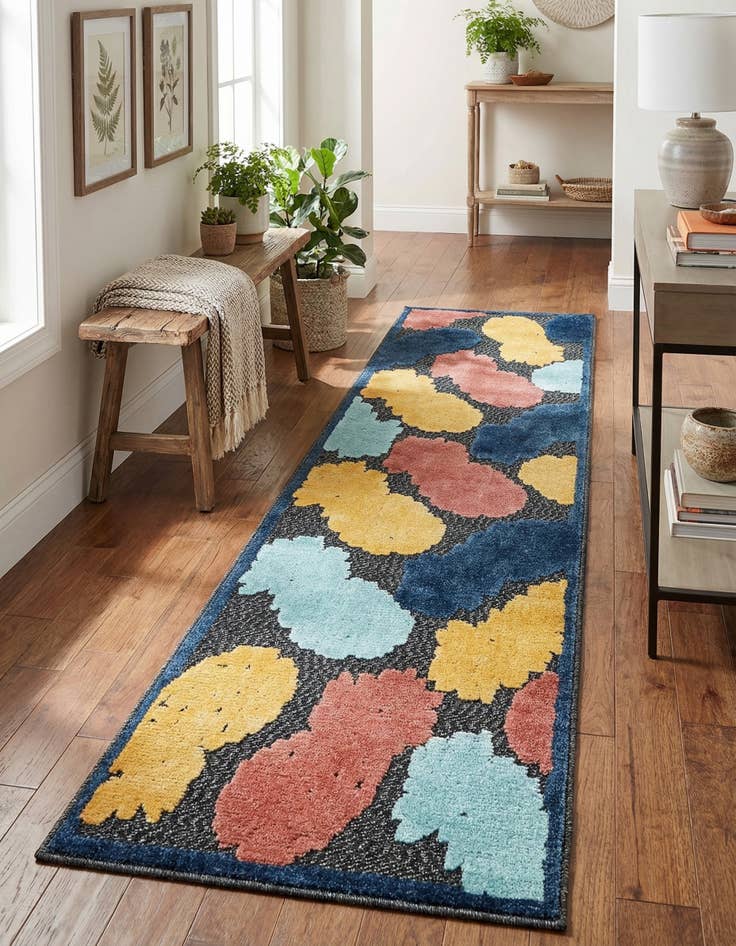 Detail image of 2' x 8'  Washable Belize Indoor / Outdoor Runner Rug