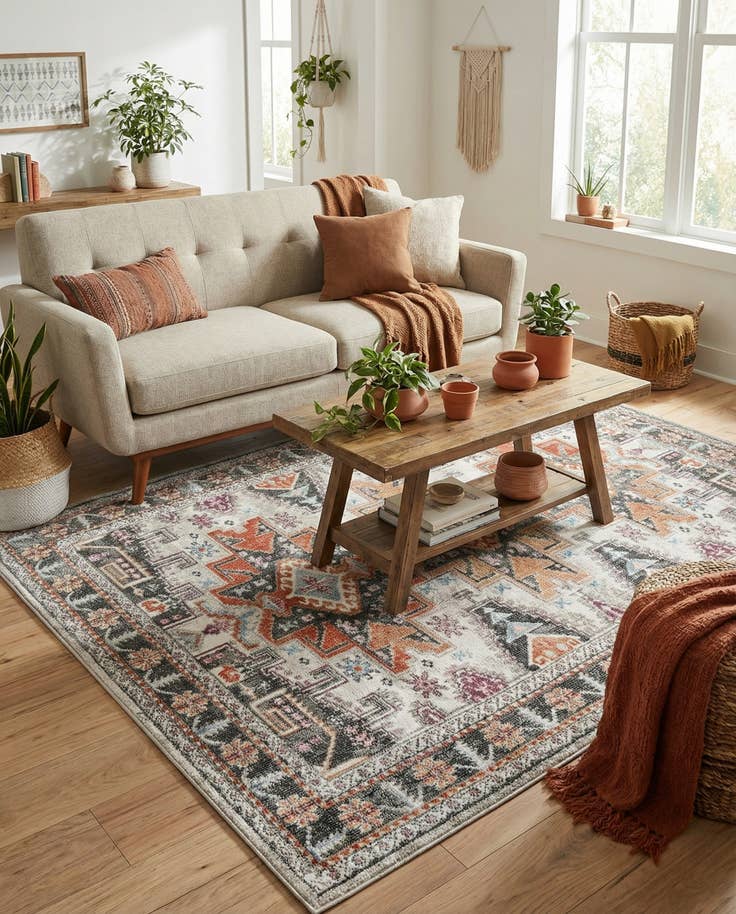 Detail image of 5' 3 x 7' 9 Eden Rug