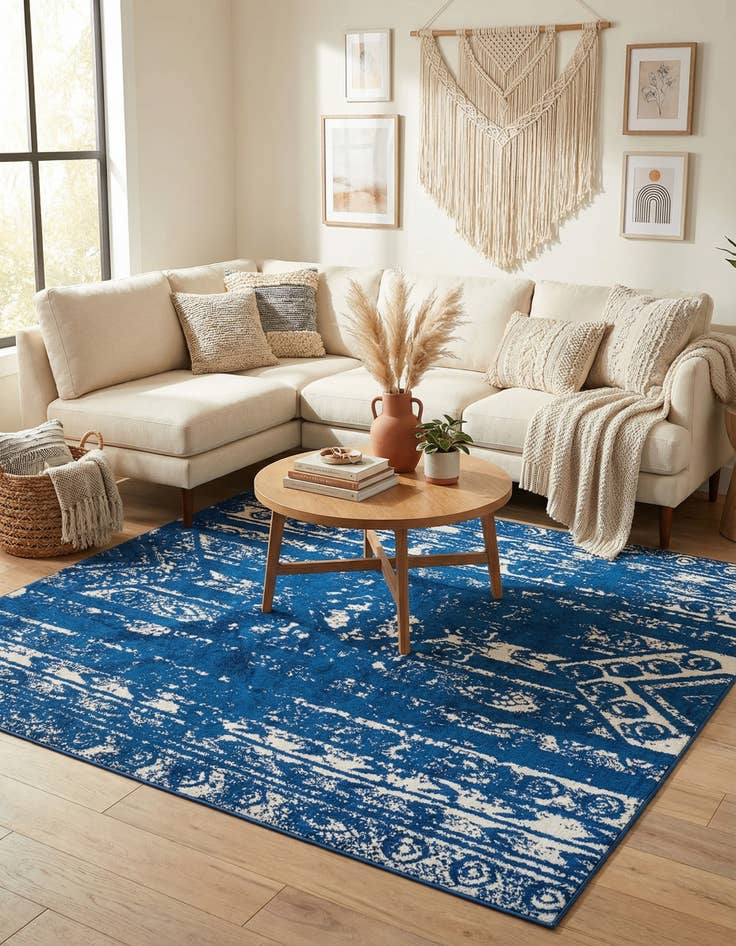 Detail image of  7' x 7' Lennon Square Rug