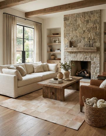 5' 1 x 8' Cowhide Rug