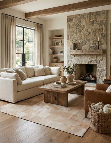 5' 1 x 8' Cowhide Rug