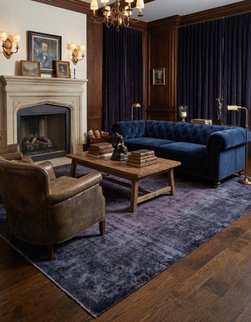 9' 10 x 12' 10 Vintage Royal Wool Rug