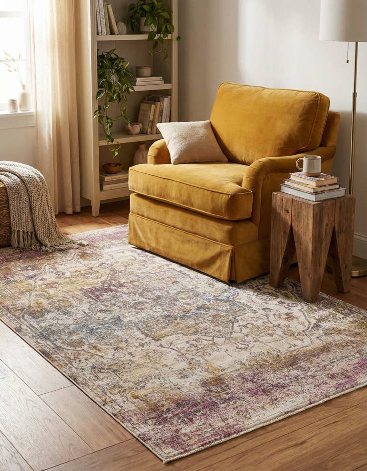 Detail image of  5' 3 x 7' 9 Deepa Rug