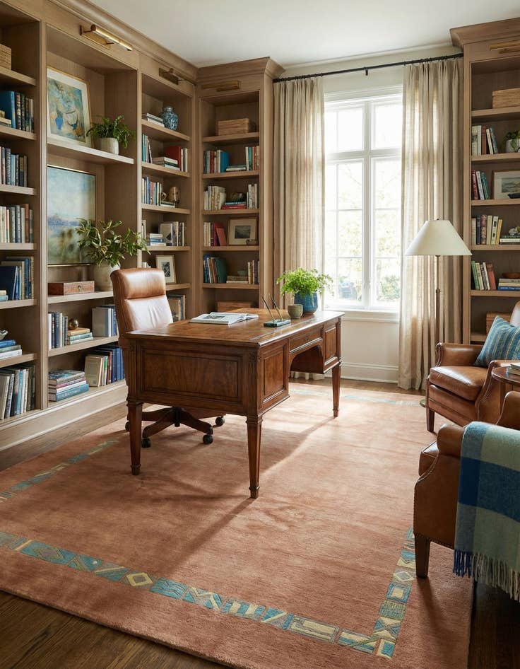 Detail image of 7' 5 x 9' 2  Hand Knotted Nepal Wool Rug