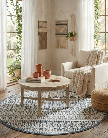 Jill Zarin 5' 3 x 5' 3 Uptown Cloisters Round Rug