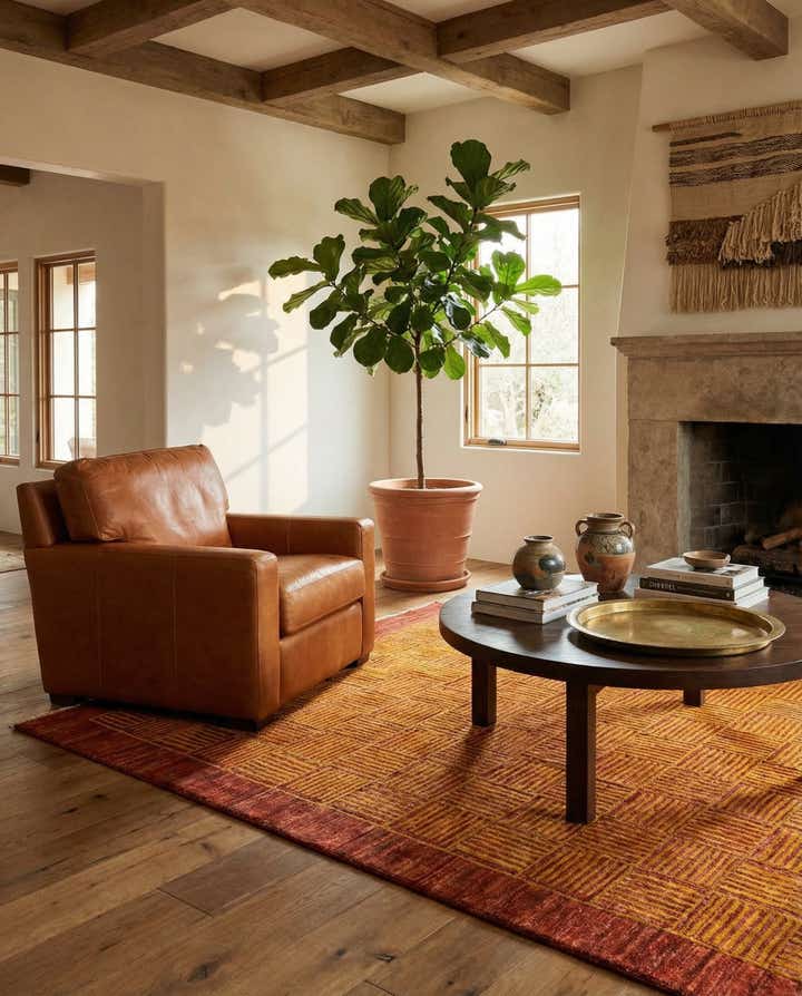 4' 7 x 6' 5 Juma Wool Rug