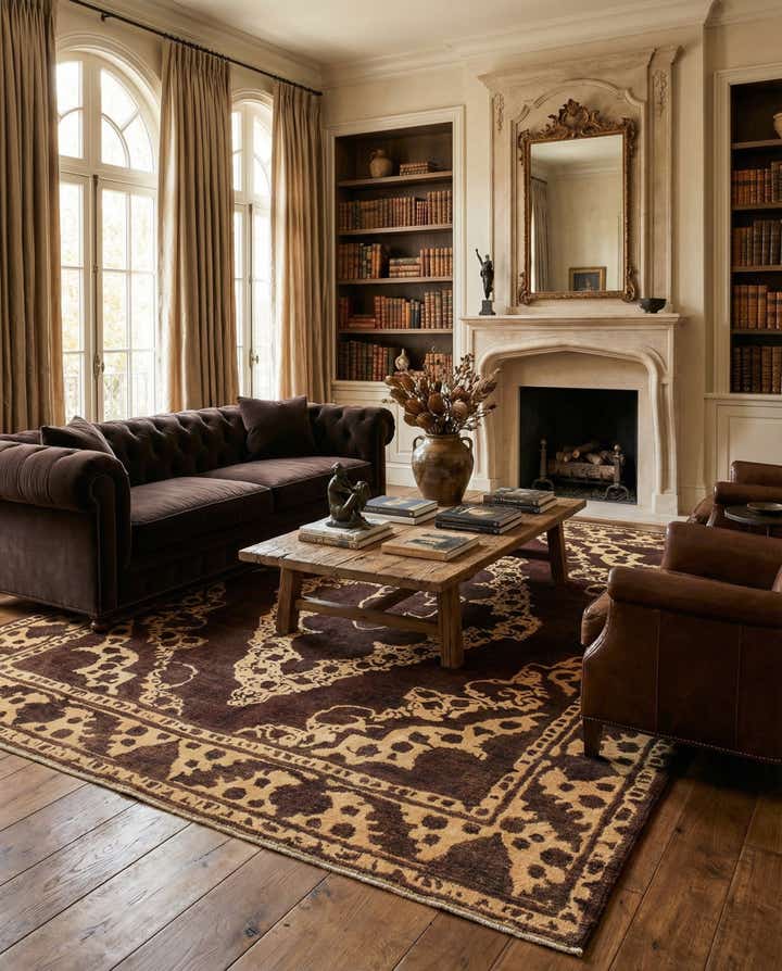 9' 7 x 12' 9 Hand Knotted Ultra Vintage Persian Wool Rug