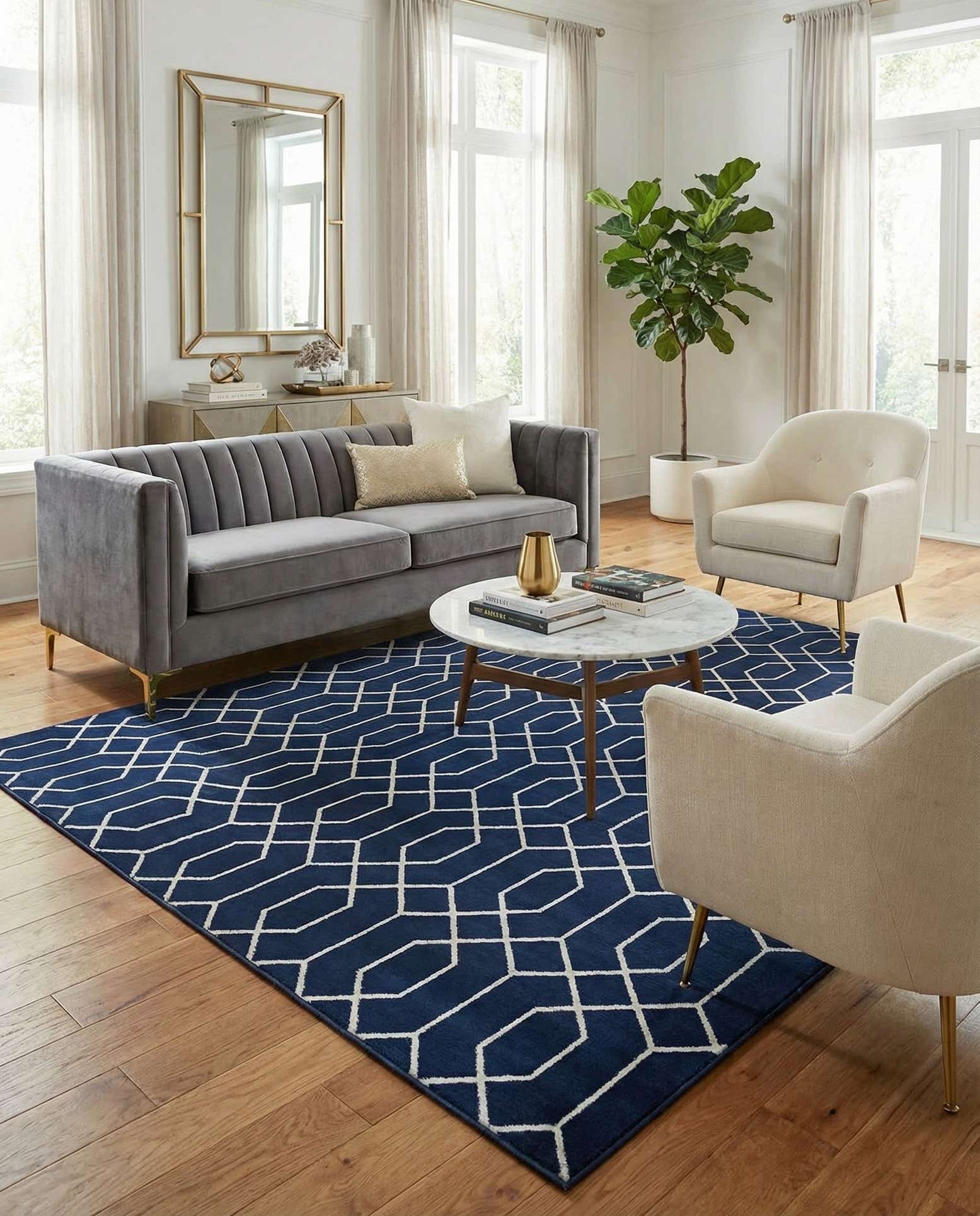 9' x 12' Marilyn Monroe™ Glam Trellis Rug