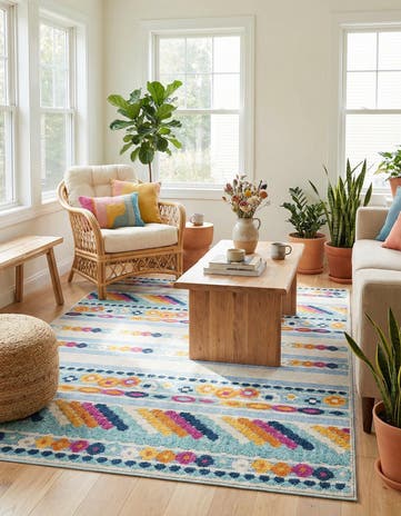 6' x 9' Easy-Clean Aruba Indoor / Outdoor Rug
