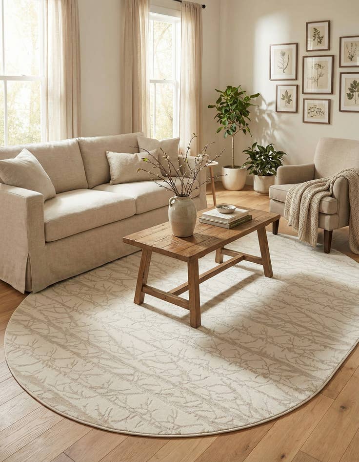 Detail image of 7' 10 x 10' Finsbury Oval Rug