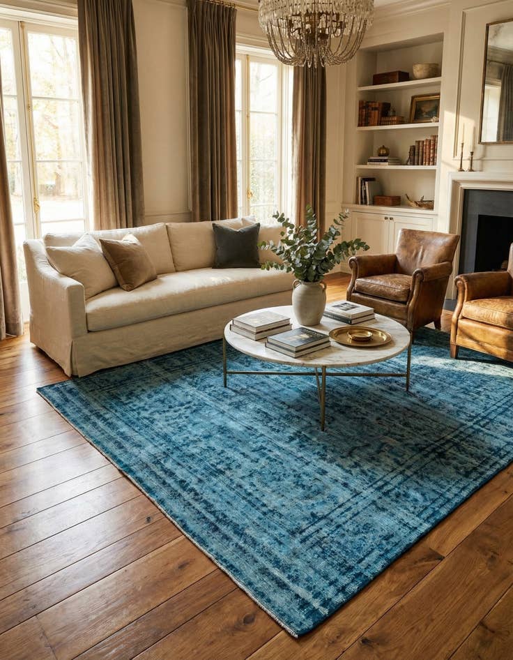 Detail image of  9' 5 x 13' 4  Hand Knotted Ultra Vintage Persian Wool Rug