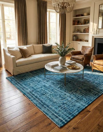 9' 5 x 13' 4 Hand Knotted Ultra Vintage Persian Wool Rug