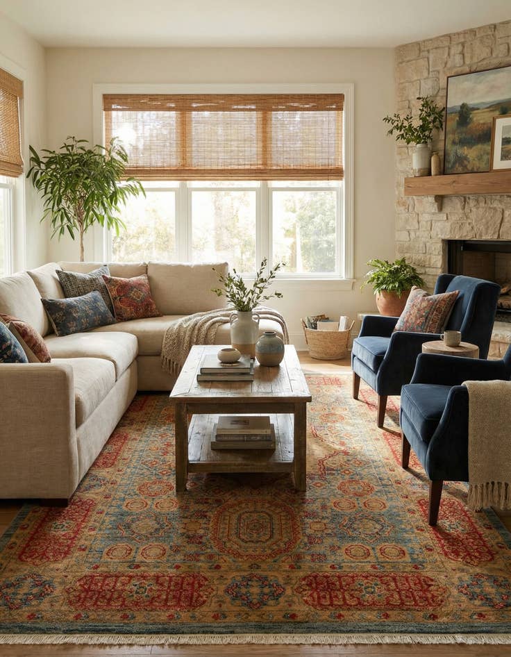 Detail image of  6' x 9' Amina Rug