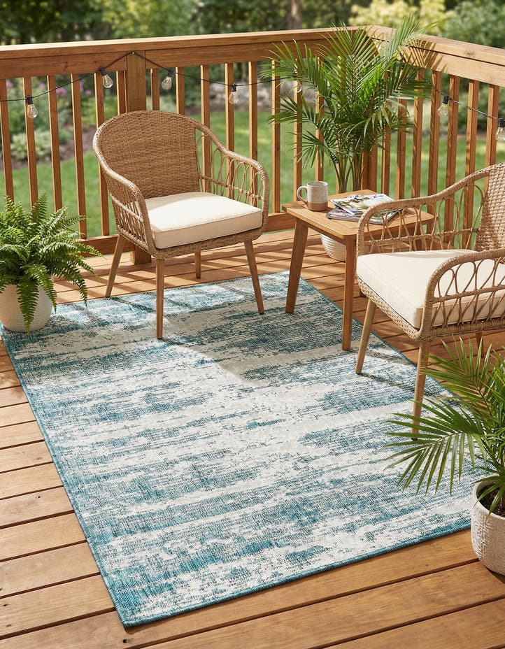 4' x 6' Easy-Clean Modern Indoor / Outdoor...