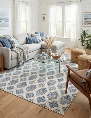 Navy Blue Sabrina Soto Casa Havana Rug