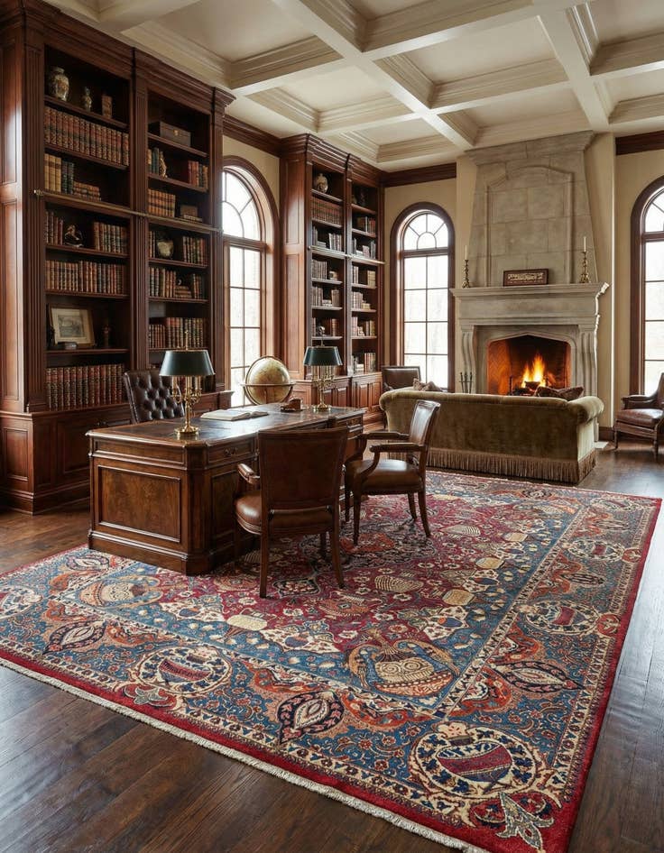 Detail image of 9' 7 x 12' 9 Kashmar Rug