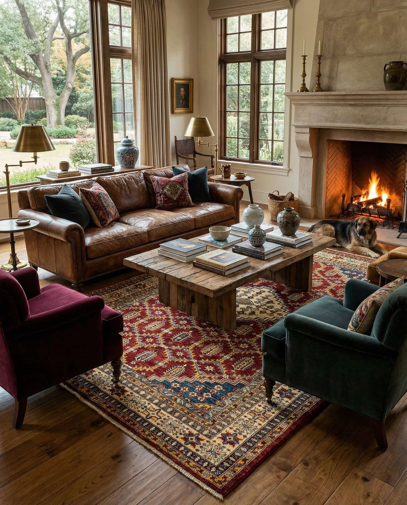 5' 10 x 9' Kazak Wool Rug