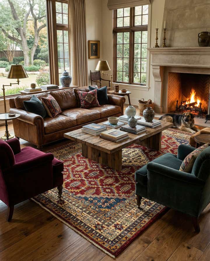 5' 10 x 9' Kazak Wool Rug