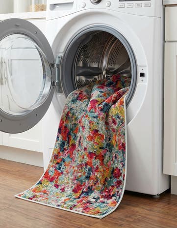 2' 2 x 6' Washable Theia Runner Rug