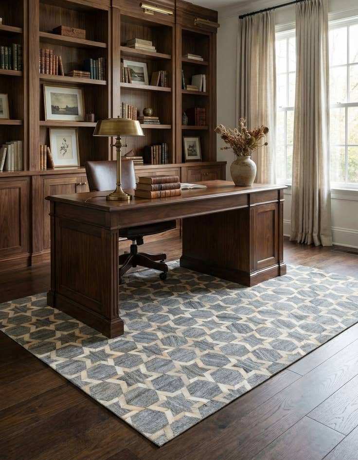 Detail image of 5' x 7' 9 Cowhide Rug