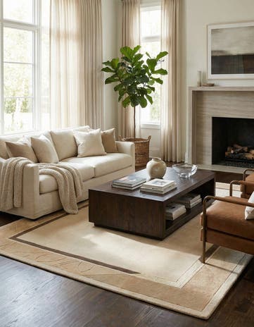 5' 7 x 7' 9 Hand Knotted Darya Wool Rug
