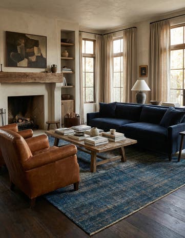 6' 8 x 9' 10 Hand Knotted Ultra Vintage Persian Wool Rug