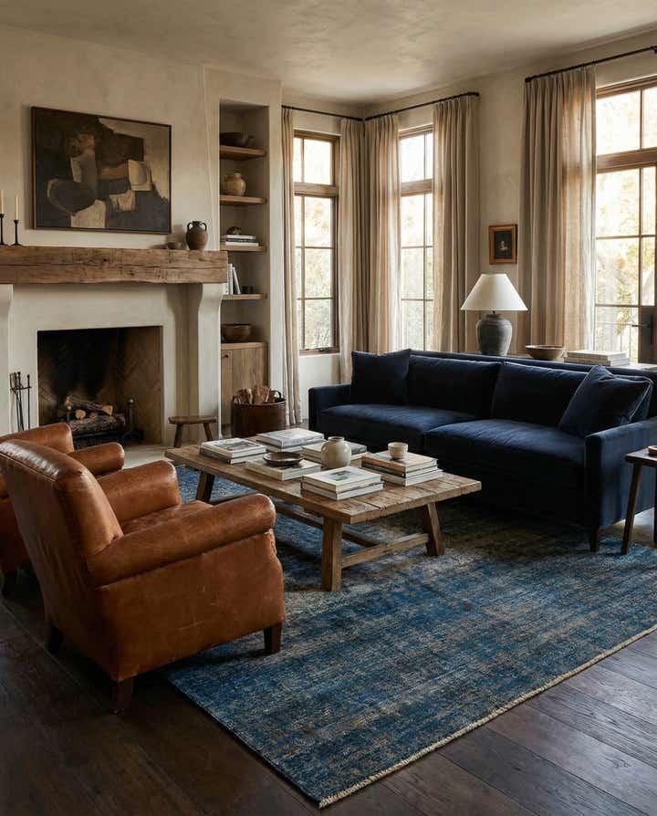 6' 8 x 9' 10 Hand Knotted Ultra Vintage Persian Wool Rug