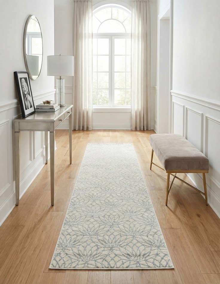 Detail image of 2' 7 x 12'  Marilyn Monroe™ Glam Dahlia Runner Rug