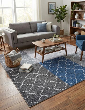 5' 3 x 7' 7 Washable Timeless Rug