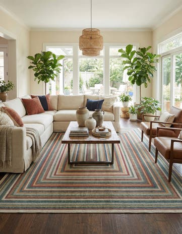 10' x 14' Easy-Clean Baja Indoor / Outdoor Rug