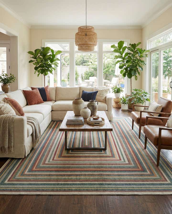 10' x 14' Easy-Clean Baja Indoor / Outdoor Rug