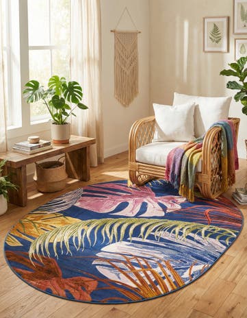 7' 10 x 10' Blossom Oval Rug