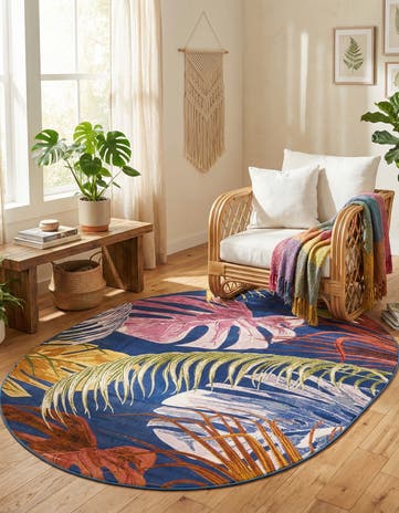 7' 10 x 10' Blossom Oval Rug