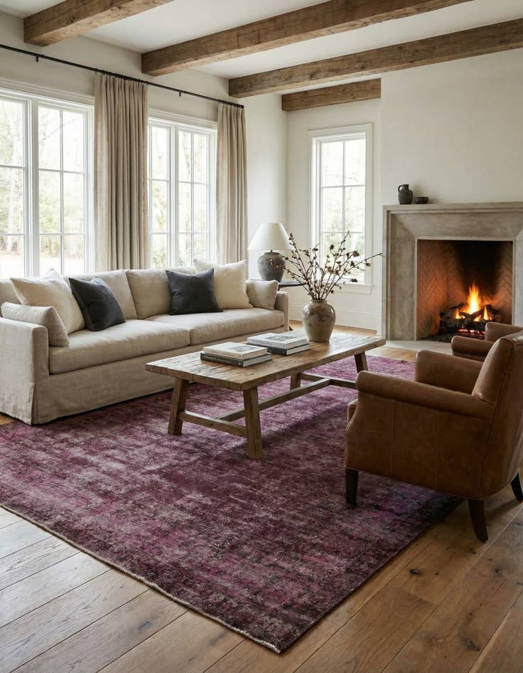 Detail image of 9' 3 x 12' 7 Hand Knotted Ultra Vintage Persian Wool Rug