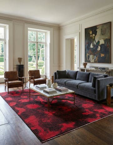 6' 8 x 9' 6 Hand Knotted Ultra Vintage Persian Wool Rug