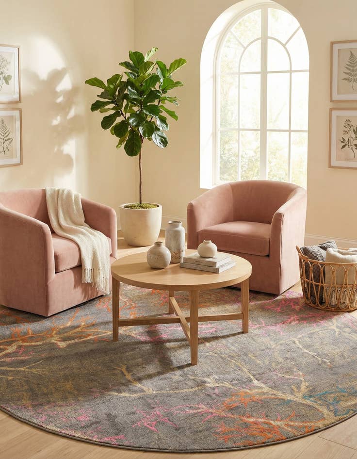 Detail image of  8' x 8' Delilah Round Rug