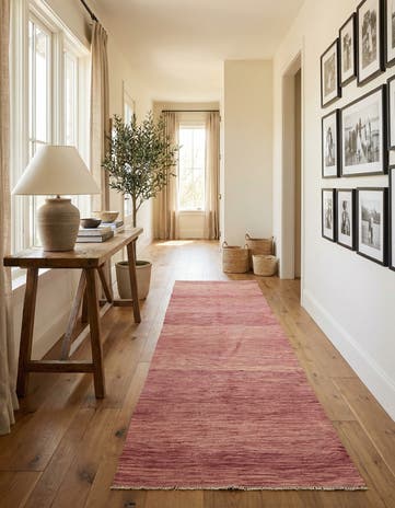 2' 10 x 16' 5 Hand Woven Kilim Modern Wool Runner Rug