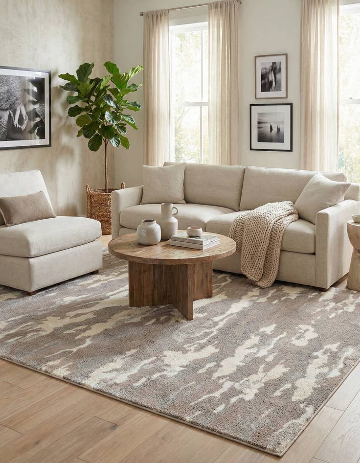 Detail image of 9' x 12' Sepia Rug