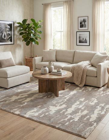 9' x 12' Sepia Rug