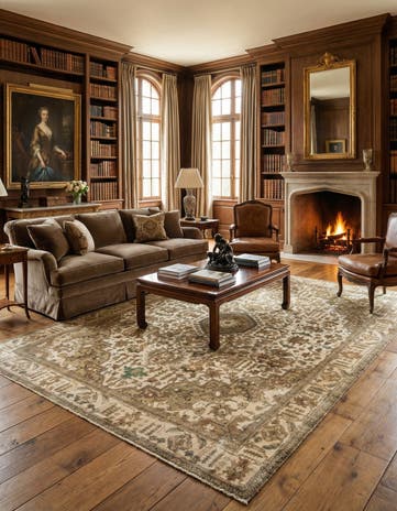 9' 9 x 12' 8 Hand Knotted Vintage Royal Persian Wool Rug
