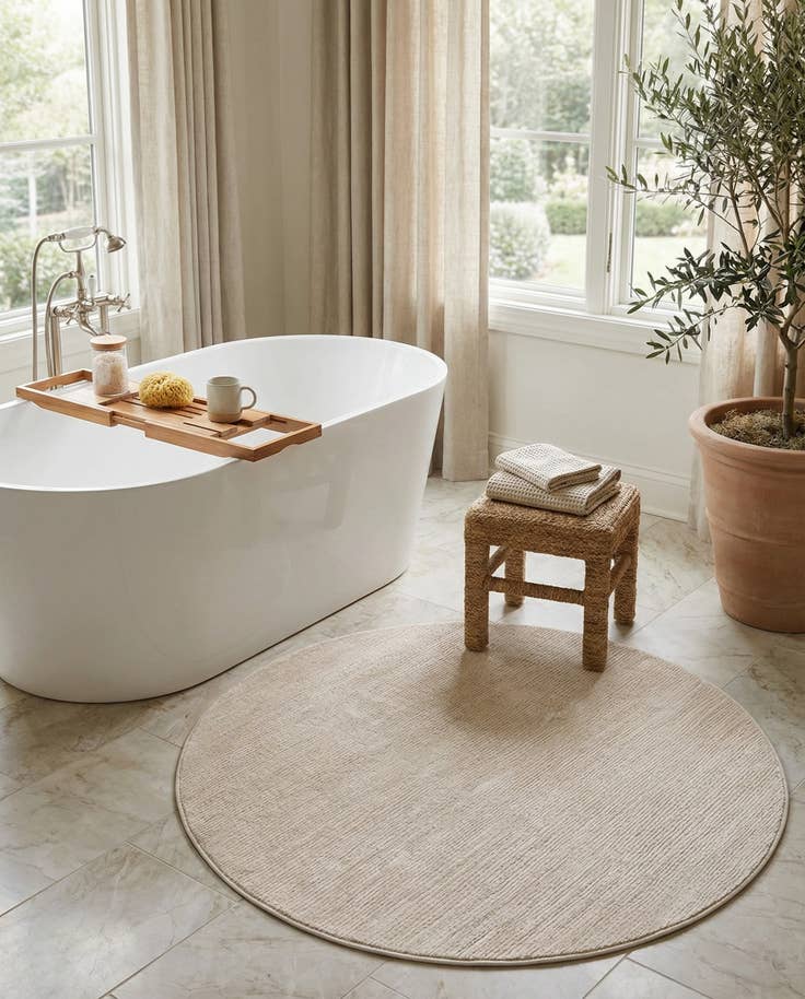 Detail image of 5' 3 x 5' 3 Finsbury Round Rug